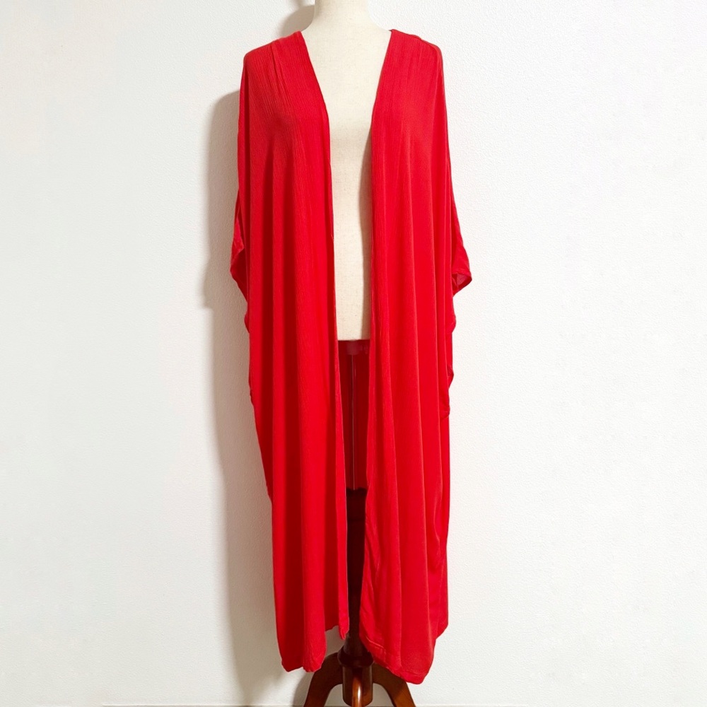 Culture Code Raquel Long Line Duster Kimono Cardigan